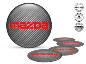 Mazda Radplaketten Logo Stilvolles Epoxy-Dome